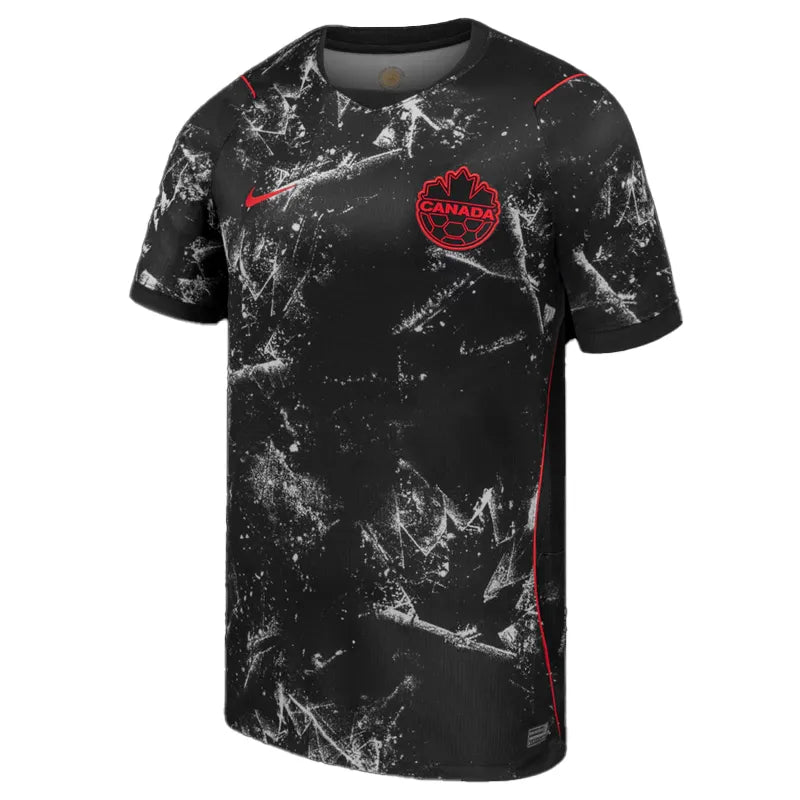 Nike Black Canada Soccer 2026 Away Stadium Jersey