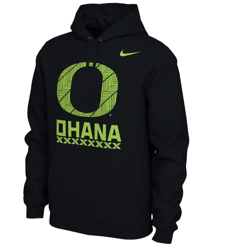 Nike Black Oregon Ducks Ohana Disrupt Pullover Hoodie