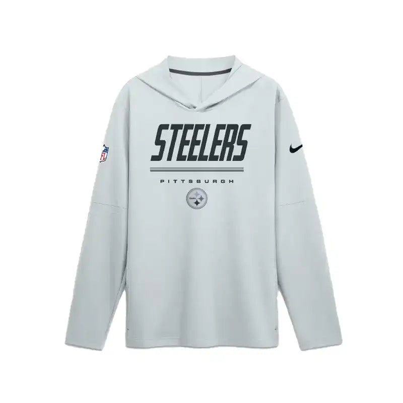Pittsburgh Steelers Nike Sideline Game On Long Sleeve Hooded T-shirt
