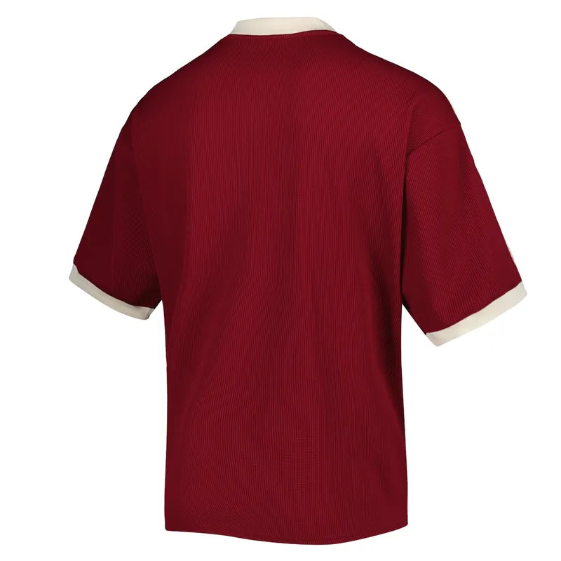Adidas Burgundy Mexico National Team Icon Jersey