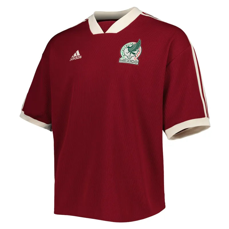 Adidas Burgundy Mexico National Team Icon Jersey