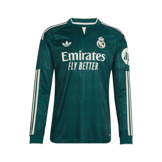 Mens Away Authentic 26/27 Long Sleeve Green Jersey