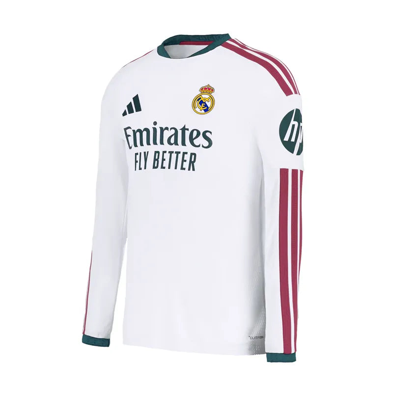 Mens Home Authentic 26/27 White Long Sleeve Jersey