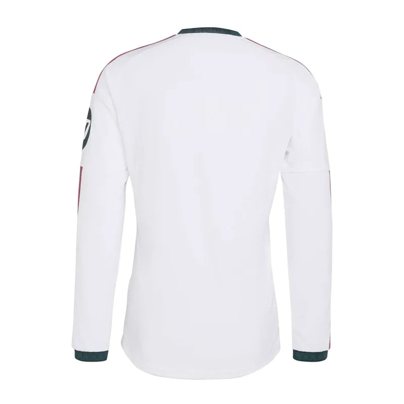 Mens Home Authentic 26/27 White Long Sleeve Jersey