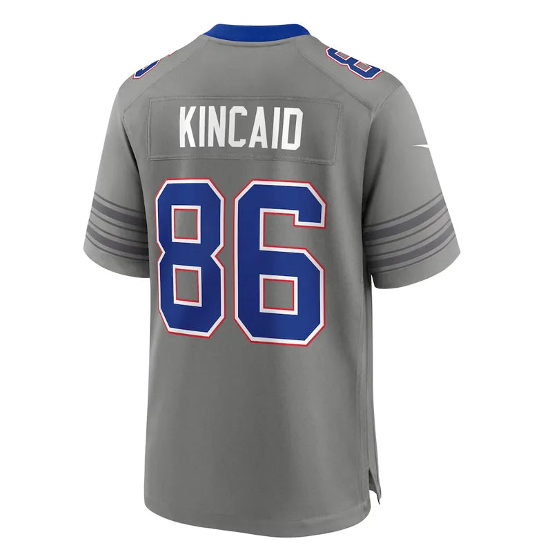 Mens Nike Dalton Kincaid Gray Buffalo Bills Nickel City Jersey
