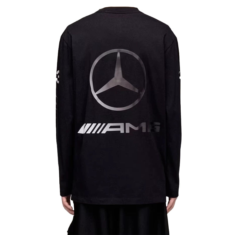 Mercedes Y-3 Chaos Logo Black Shirt