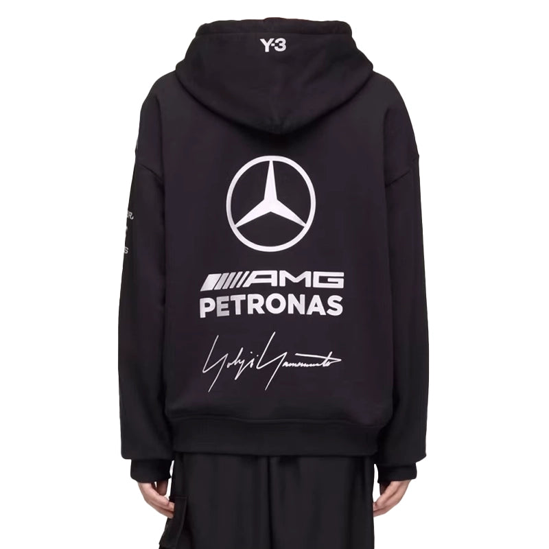 Mercedes Y-3 Team Black Hoodie