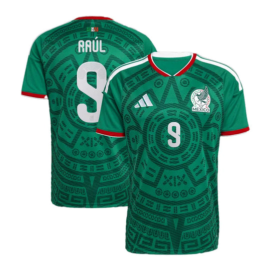 Mexico National Team Raúl Jiménez Adidas Green 2026 Home Jersey