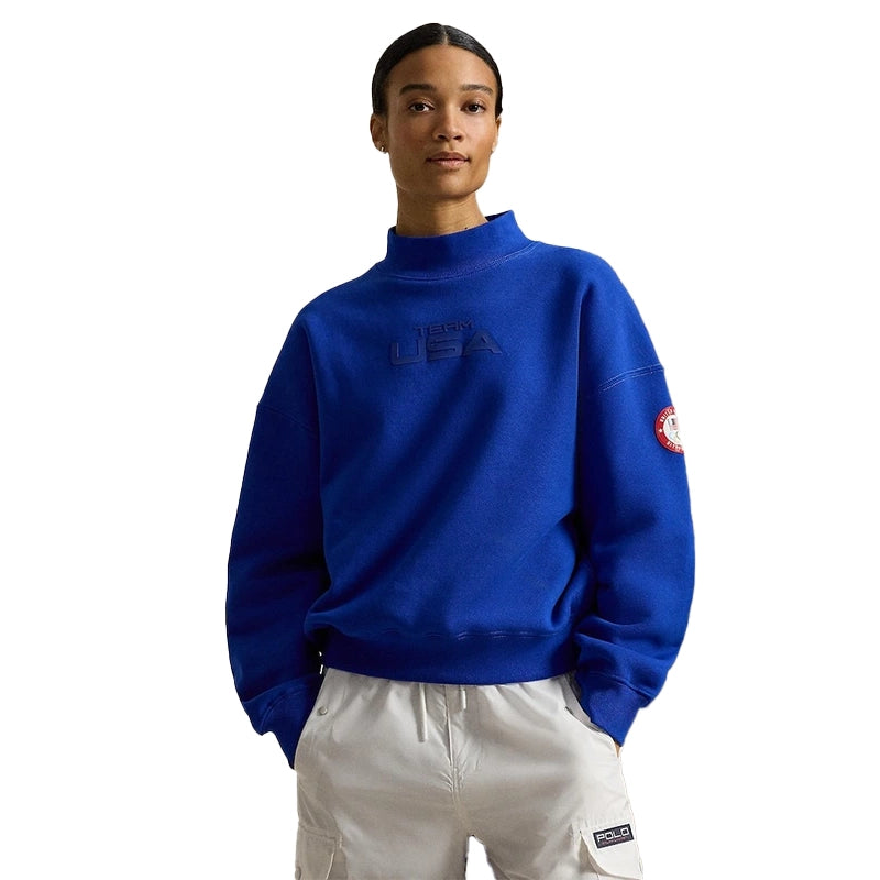 Women’s Polo Ralph Lauren Team USA Fleece Mockneck Sweatshirt
