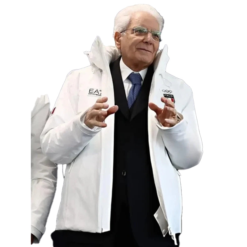 Sergio Mattarella 2026 Winter Olympics Team Italy Jacket