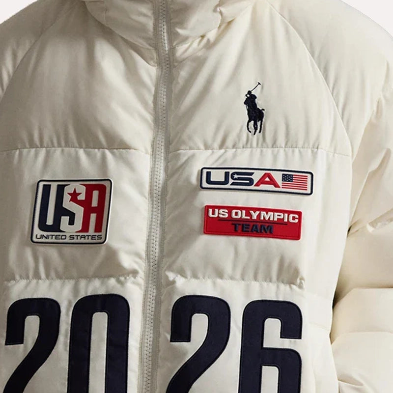 Evan Bates Winter Olympics 2026 Team USA Flagbearer Jacket