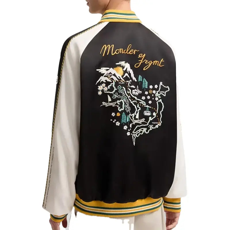 Moncler x Fragment Yūgō Satin Souvenir Jacket