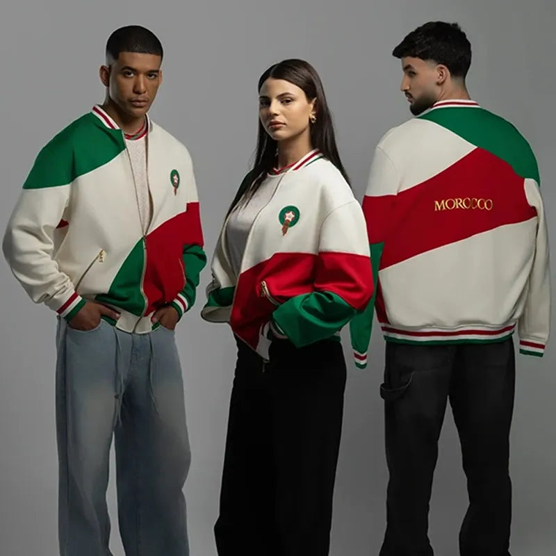 Morocco World Cup Colorblock Jacket