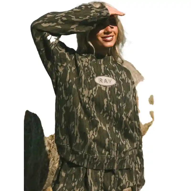 Mossy Oak Mock Neck Sweatshirt