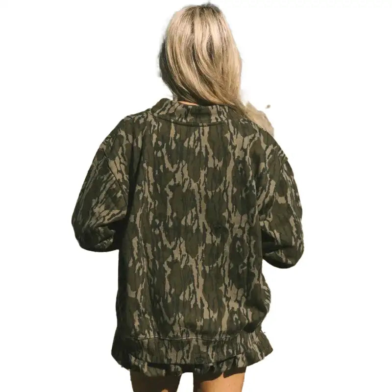 Mossy Oak Mock Neck Sweatshirt
