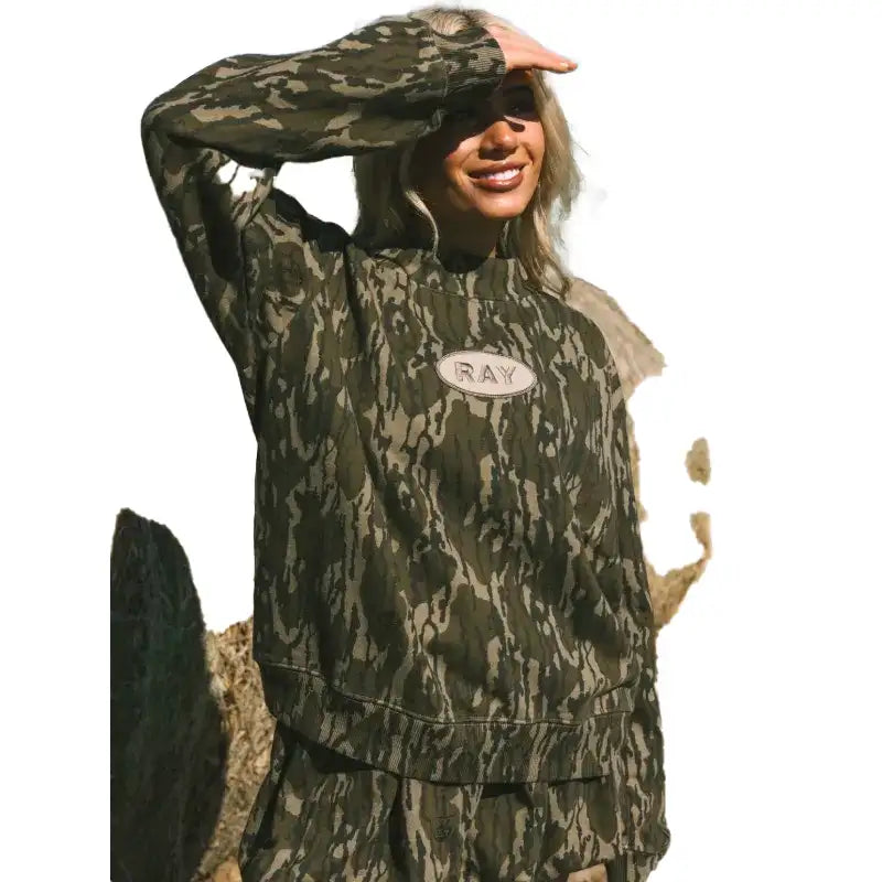 Mossy Oak Mock Neck Sweatshirt