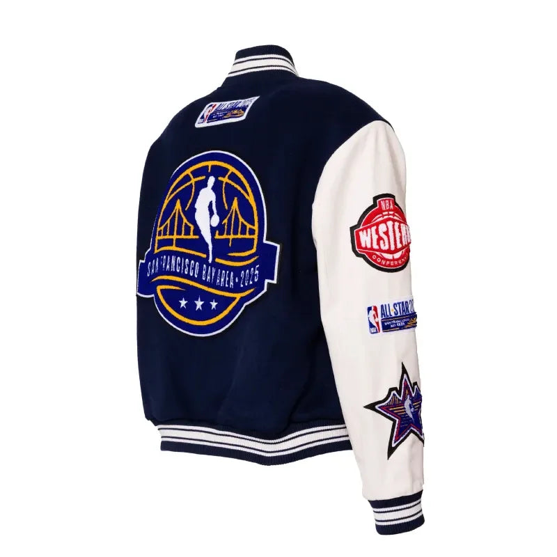 NBA All Star GSW Wool Varsity Jacket