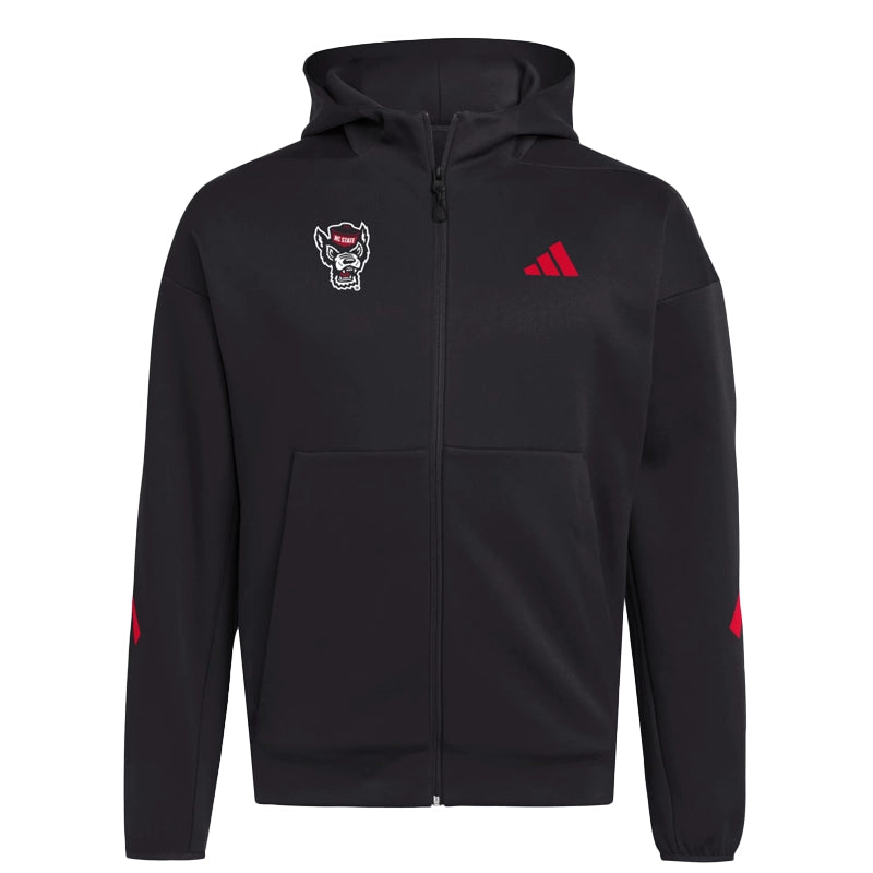NC State Wolfpack Full Zip Player Travel ZNE Hoodie