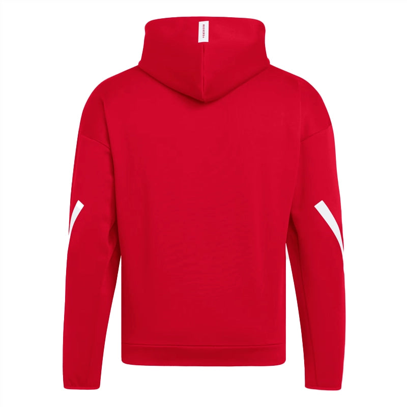 Nebraska Cornhuskers Full Zip Player Travel ZNE Hoodie