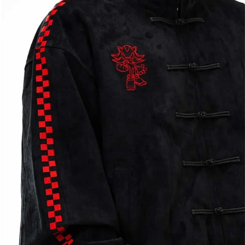 Neptun x Sonic Black Suede Jacket