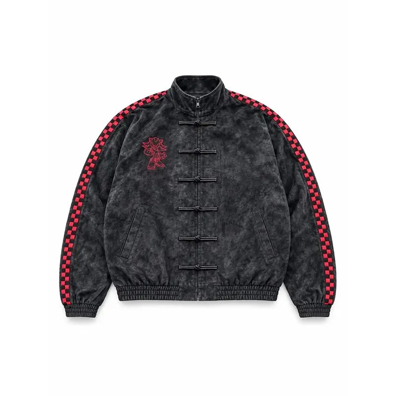 Neptun x Sonic Black Suede Jacket