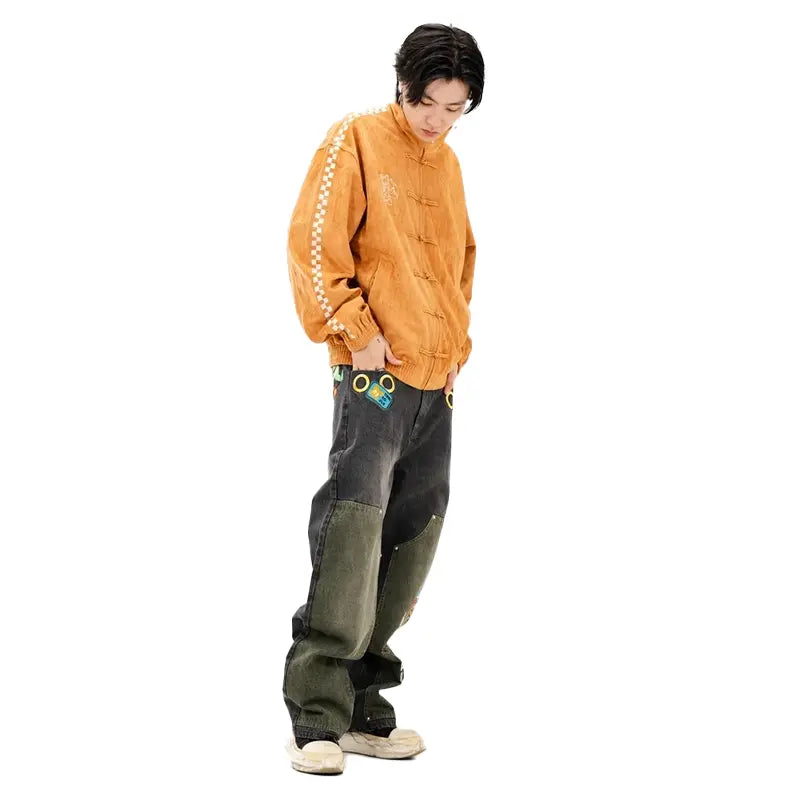 Neptun x Sonic Orange Suede Jacket