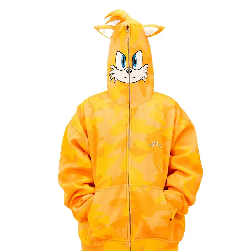 Neptun x Sonic Tales Full-Zip Camo Hoodie