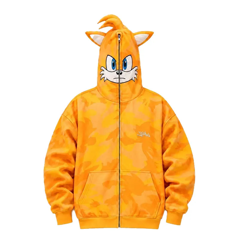 Neptun x Sonic Tales Full-Zip Camo Hoodie