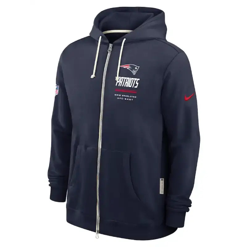 New England Patriots Nike Sideline Full-Zip Hoodie