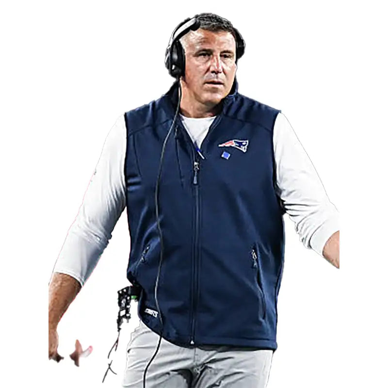 New England Patriots Preseason 2026 Mike Vrabel Vest