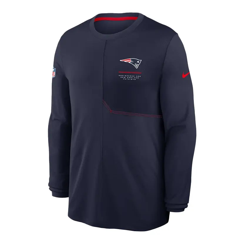 New England Patriots Sideline Coach Long-Sleeve T-Shirt
