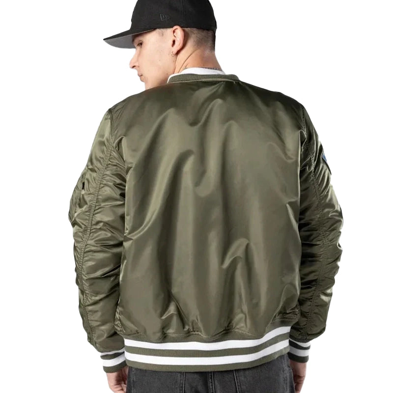 LA Dodgers MLB X Alpha Green Bomber Jacket