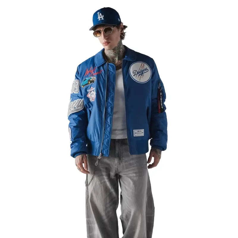 New Era x Alpha Industries Dodgers MA-1 Bomber Jacket
