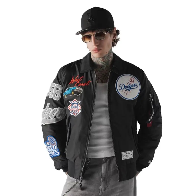 New Era x Alpha Industries Dodgers MA-1 Bomber Jacket