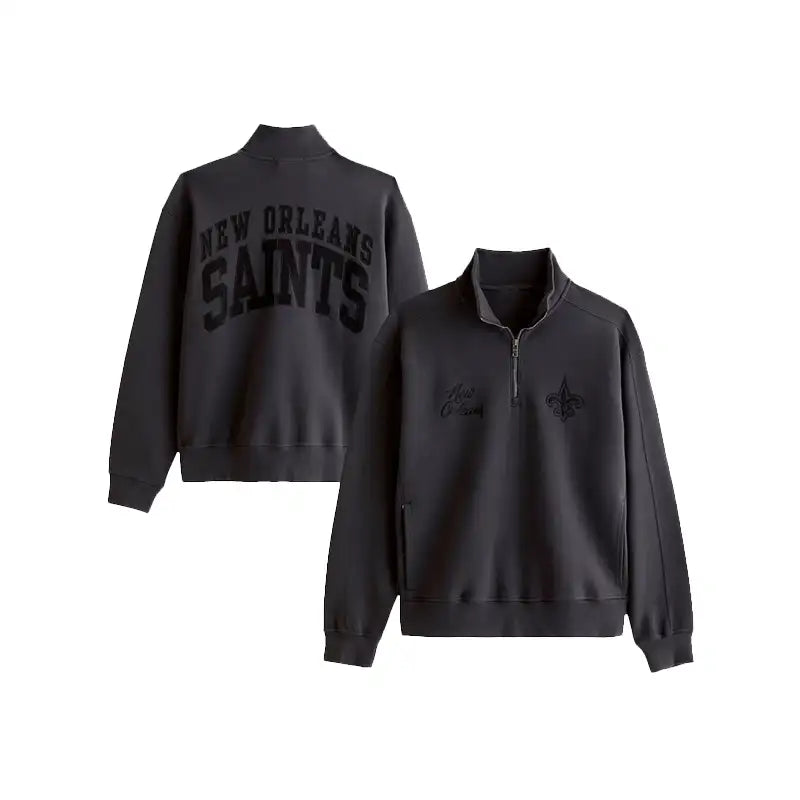 New Orleans Saints Abercrombie & Fitch Half-Zip Sweatshirt