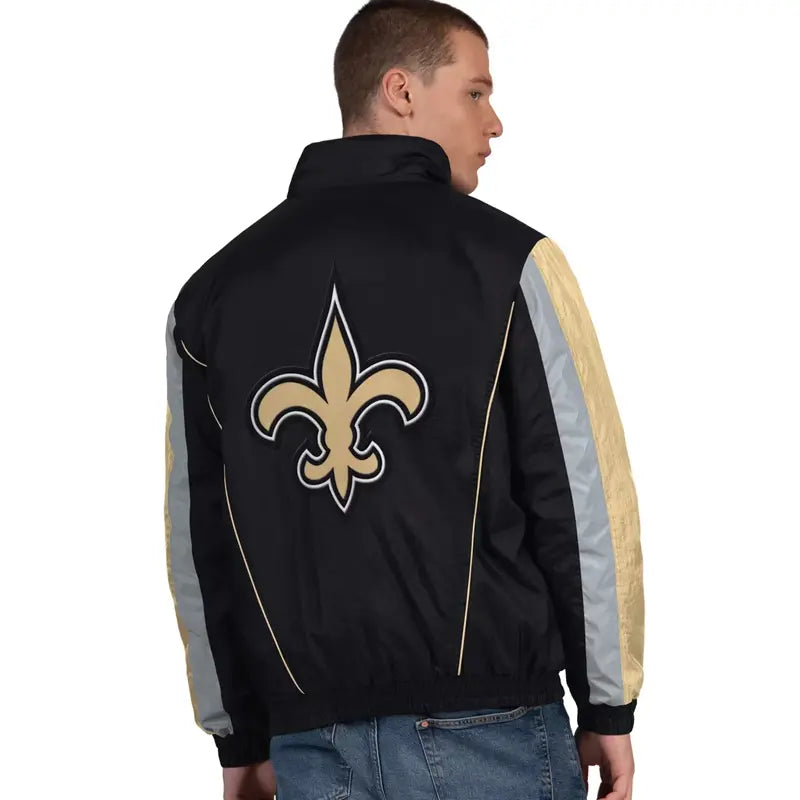 New Orleans Saints Starter Thursday Night Gridiron Half-Zip Jacket