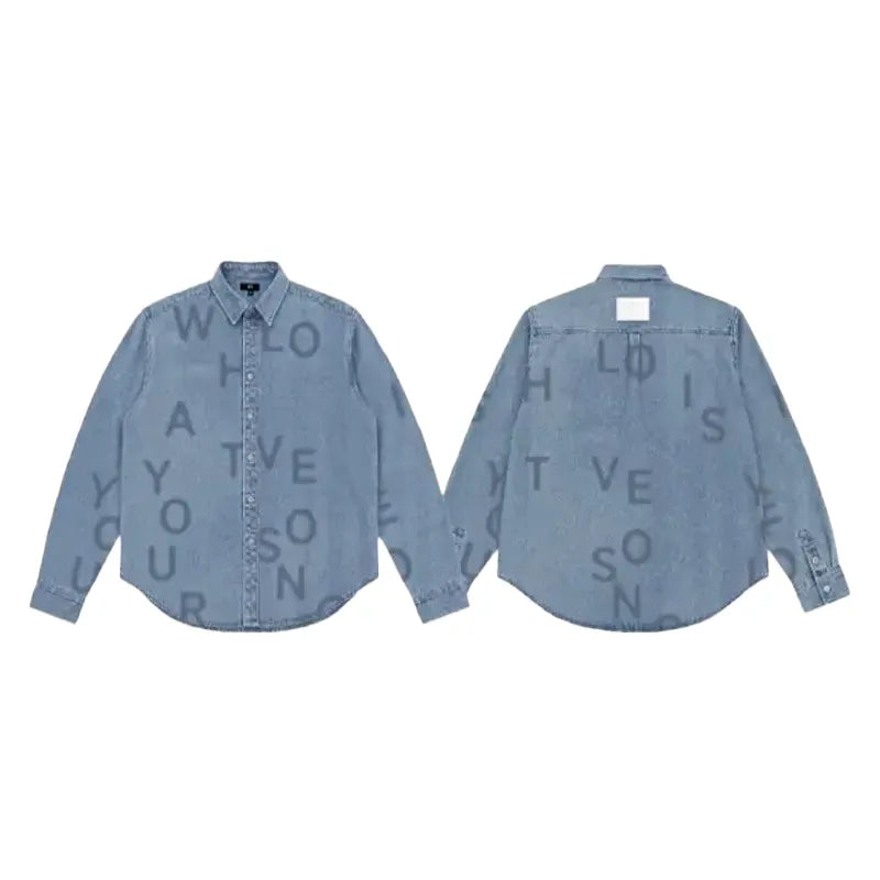 BTS Arirang New York Denim Shirt