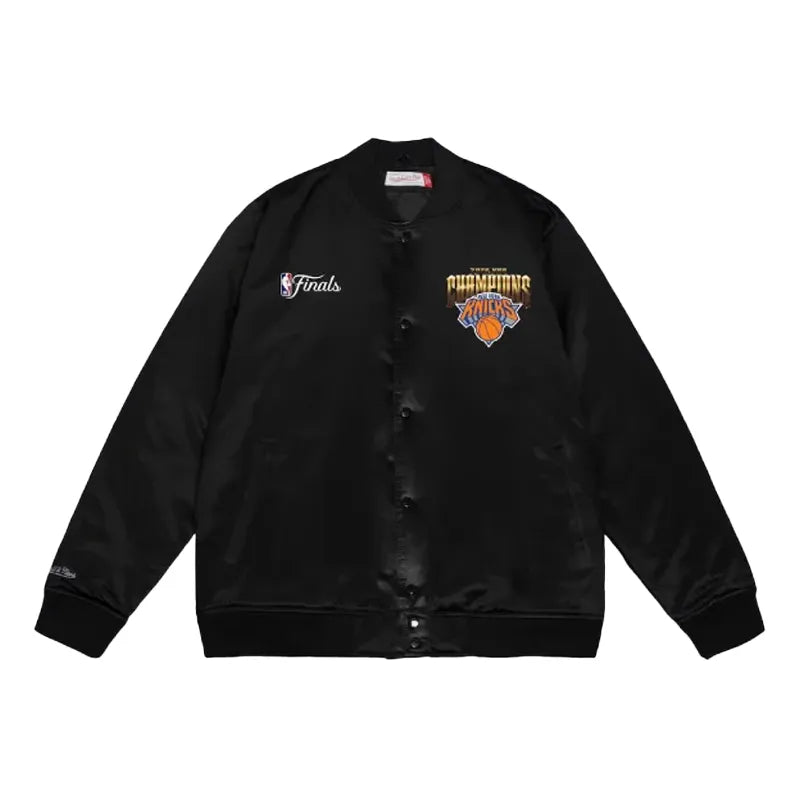 New York Knicks 2026 NBA Finals Champions Satin Jacket