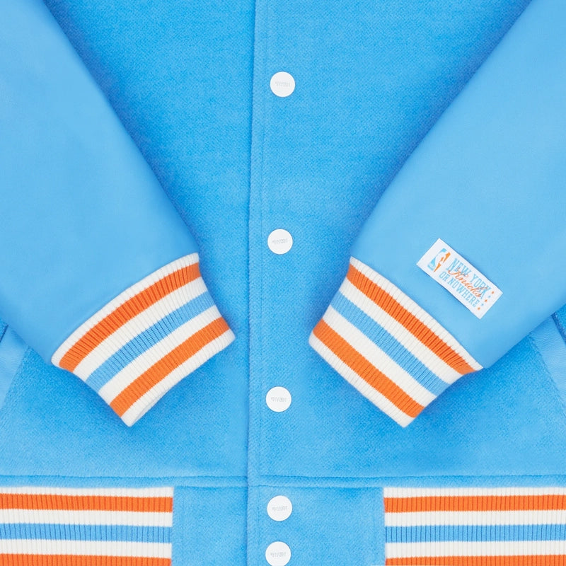 New York or Nowhere x Knicks Motto Varsity Jacket