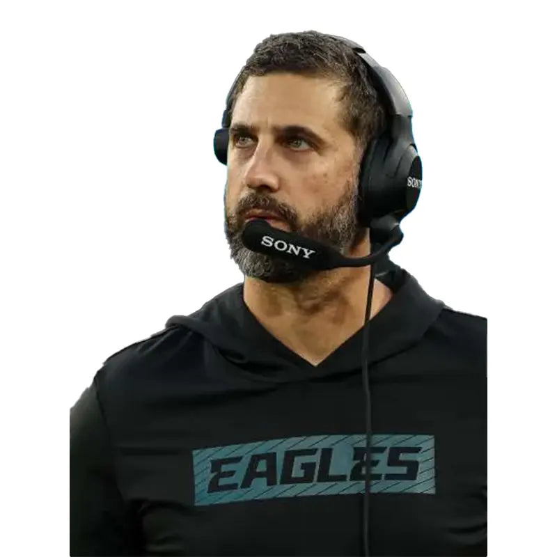 Nick Sirianni 2026 Philadelphia Eagles Short Sleeve Hooded T-Shirt