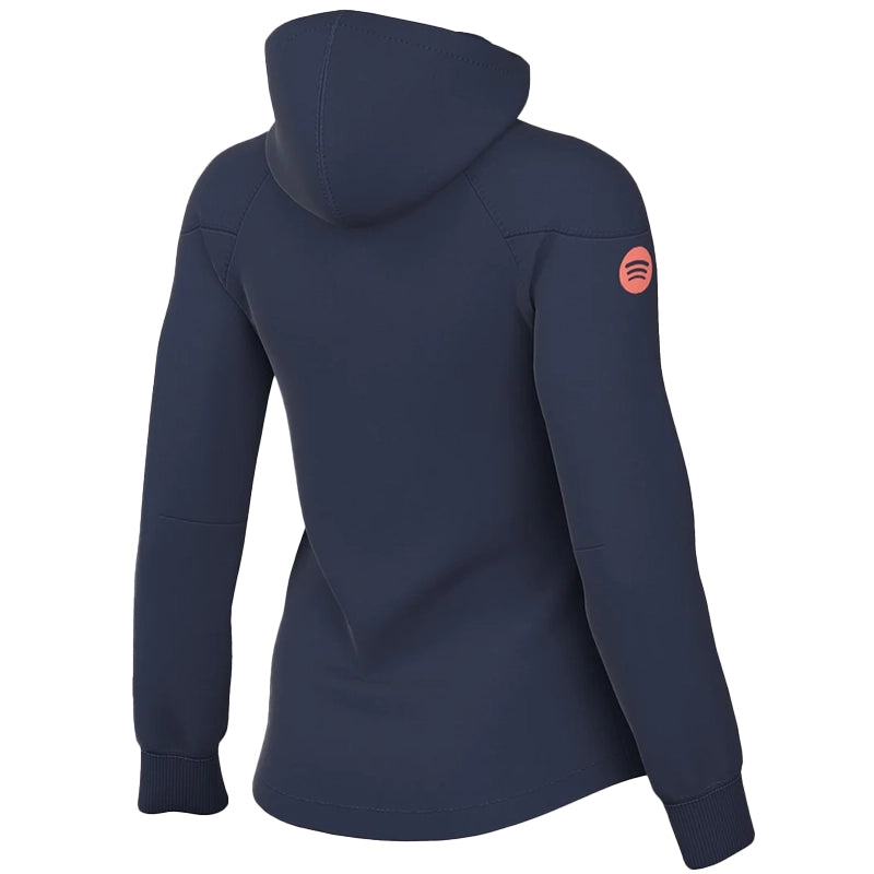 Women Nike Barça Tech Fleece Blue Hooded Jacket