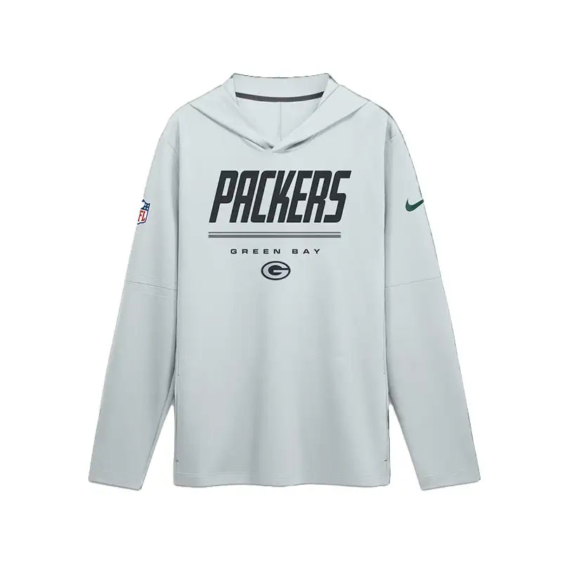 Green Bay Packers 2026 Sideline Long Sleeve Hooded T-Shirt