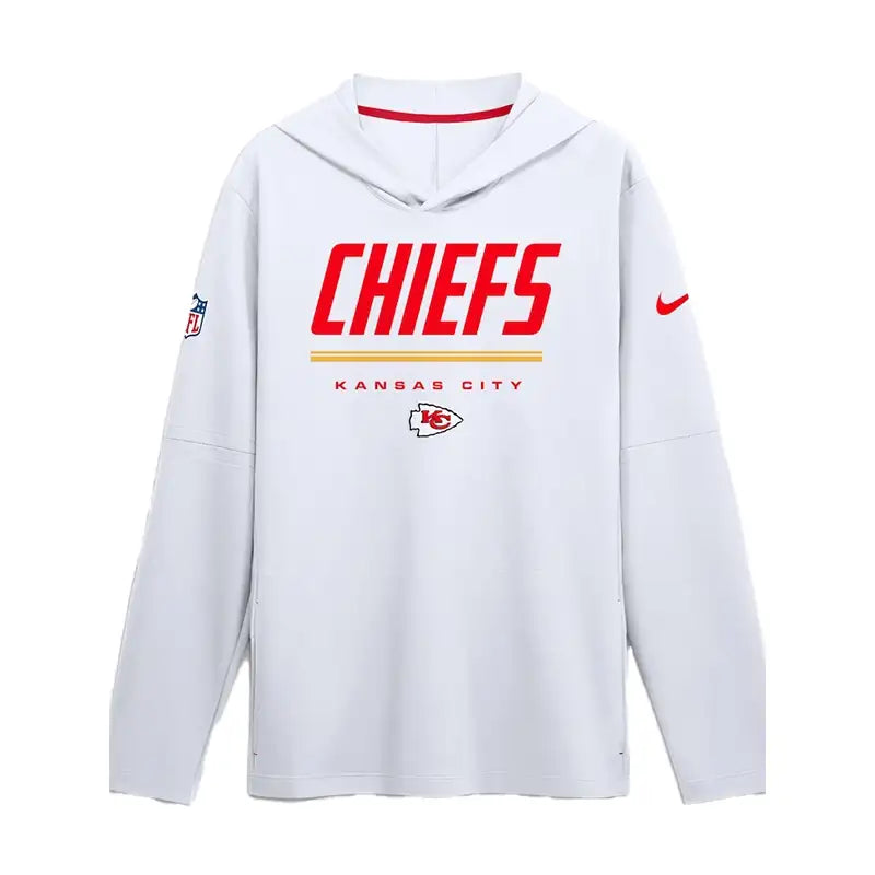 Kansas City Chiefs 2026 Sideline Long Sleeve Hooded T-Shirt