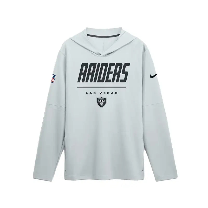 Las Vegas Raiders 2026 Sideline Long Sleeve Hooded T-Shirt