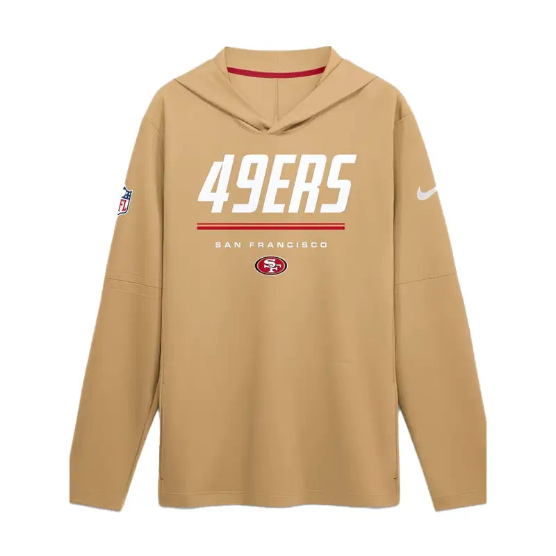 San Francisco 49ers 2026 Sideline Long Sleeve Hooded T-Shirt