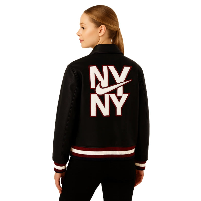 Nike ‘NY’ Patch Off-white Jacket