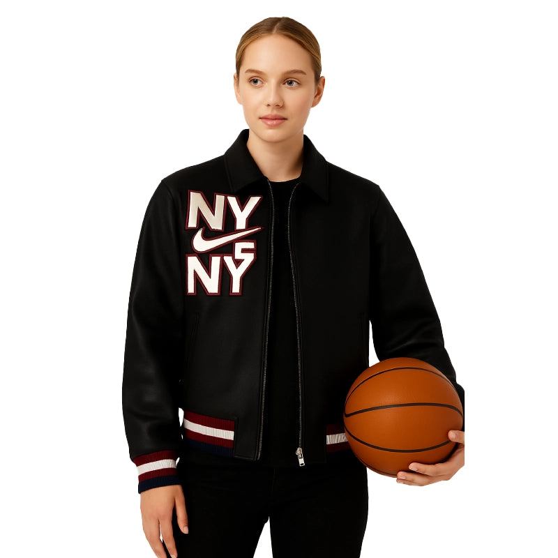 Nike ‘NY’ Patch Off-white Jacket