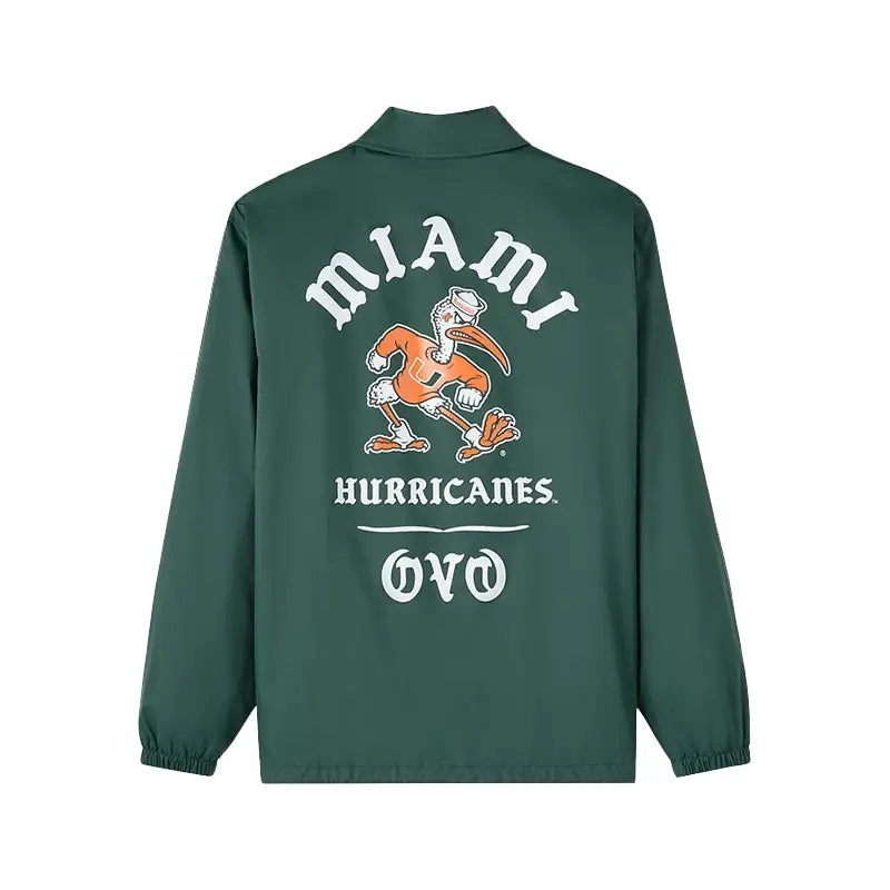 OVO University of Miami Coaches Jacket