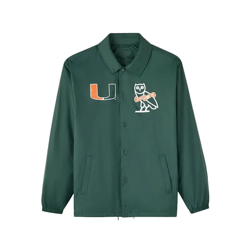 OVO University of Miami Coaches Jacket