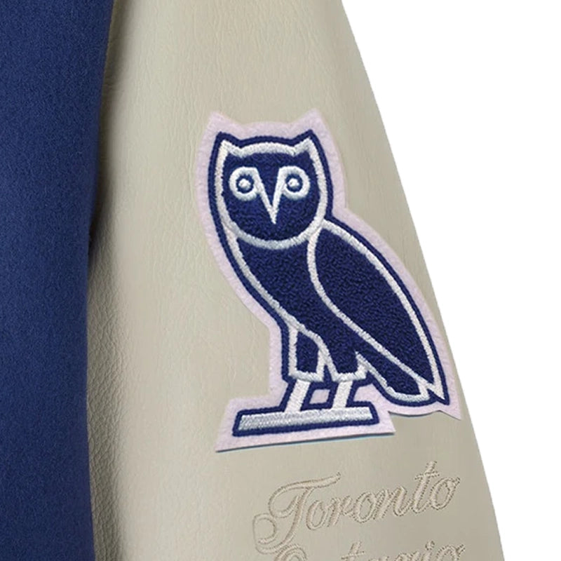 OVO X NHL Toronto Maple Leafs Varsity Jacket